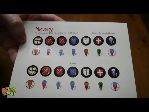 Unboxing: Nevsky from GMT Games - The Players' Aid
