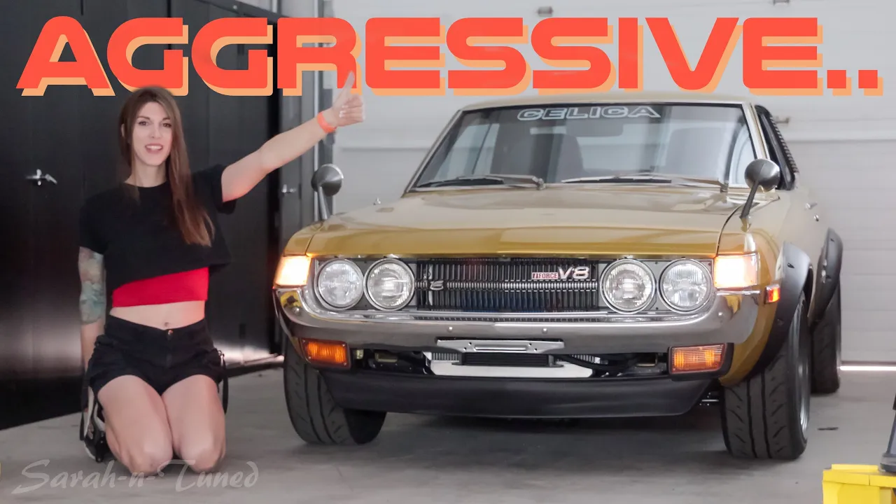 The First Drive! // 2UZ V8 1974 Celica