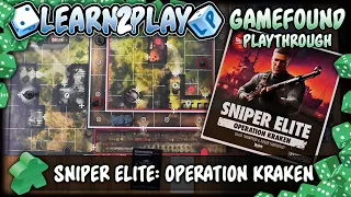 Learn to Play Presents: Gamefound play through of Sniper Elite Operation Kraken