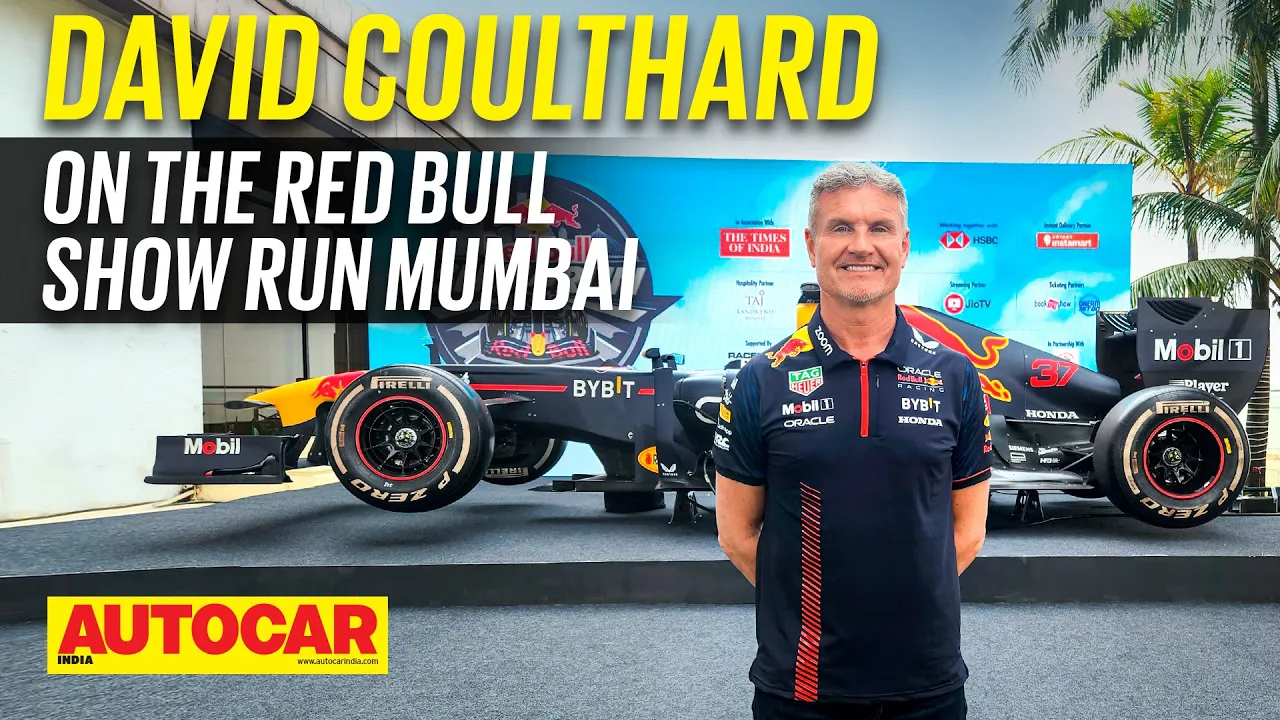 David Coulthard on the Red Bull Show Run Mumbai, F1's new stars & more | Interview | Autocar India