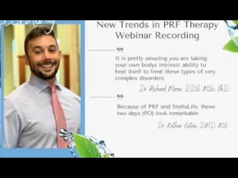 New Trends in PRF Therapy by Dr. Estrin