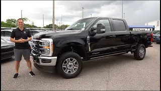 Is the 2023 Ford F-350 Super Duty Lariat a BETTER diesel truck than a RAM 3500?