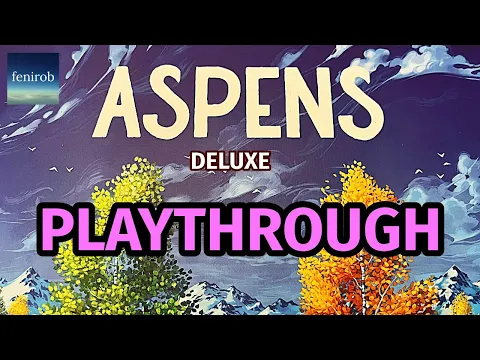 Aspens Board Game | Playthrough (Night)