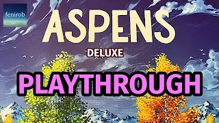 Aspens Board Game | Playthrough (Night)