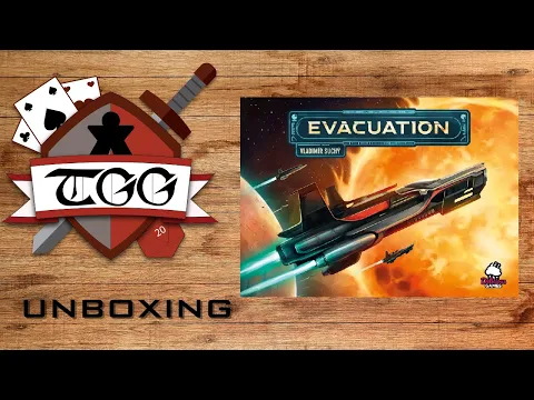 Evacuation Board Game Unboxing