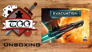 Evacuation Board Game Unboxing