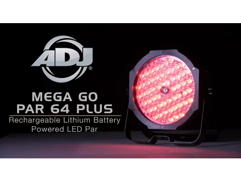Product video thumbnail for ADJ American DJ Mega Go Par64 Plus RGB Plus UV LED Wash Light