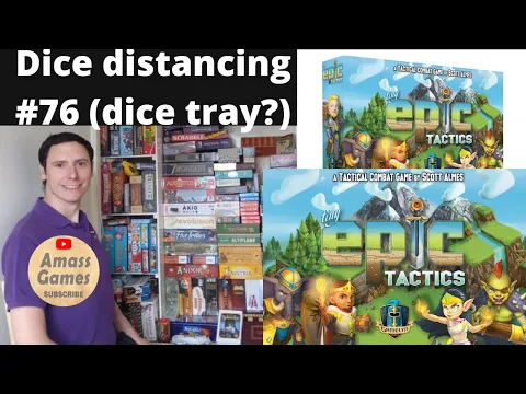 Tiny Epic Tactics deluxe edition dice distancing #76 AmassGames 4k #boardgame #games #tabletop #bgg