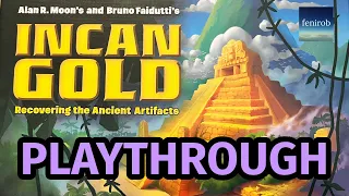 Incan Gold Board Game | Playthrough