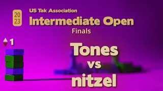 Tones vs nitzel - 2023 Intermediate Tak Open FINALS G1 - Live Commentary