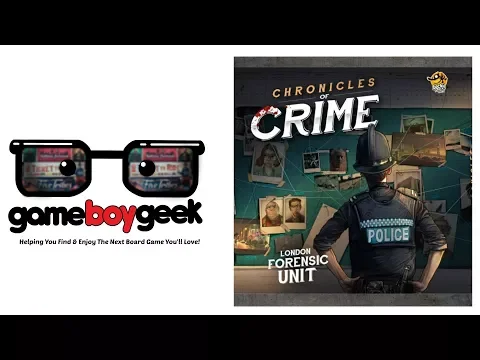 Chronicles of Crime Sneak Peek & Mini Review Prelude with the Game Boy Geek
