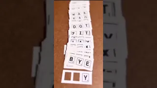 Hole Up is a new kind of tactile crossword.
