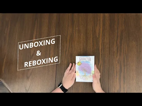 Arboretum - Card Game unboxing & reboxing - What's in the Box?