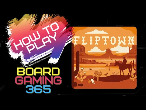 FlipTown - How to Play - Board Gaming 365 (Turn Subs On)