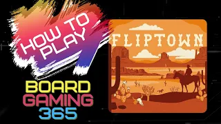 FlipTown - How to Play - Board Gaming 365 (Turn Subs On)