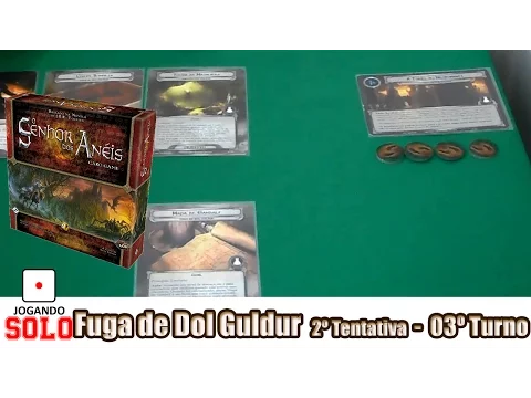 Senhor dos Anéis: Fuga Dol Guldur - 3º Turno Gameplay 2Tentativa