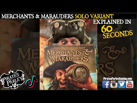 Merchants & Marauders solo rules explained (in 60 seconds!) TikTok
