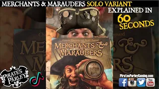 Merchants & Marauders solo rules explained (in 60 seconds!) TikTok