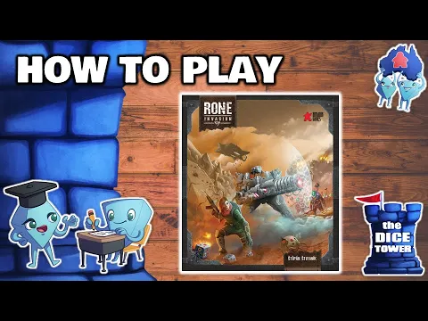 Rone Invasion (Competitive, Solo and Cooperative) - How to Play Board Game. With Stella & Tarrant