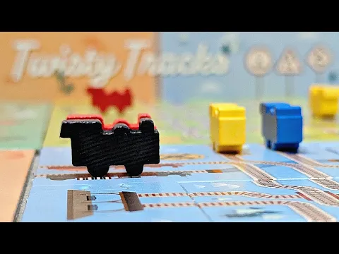Twisty Tracks Board Game, Jeffrey D. Allers, Rio Grande Games