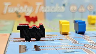 Twisty Tracks Board Game, Jeffrey D. Allers, Rio Grande Games
