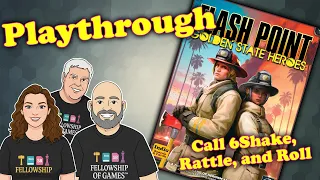 Flash Point: Golden State Heroes Playthrough “Shake, Rattle, & Roll” | Earthquake Disaster Rescue!