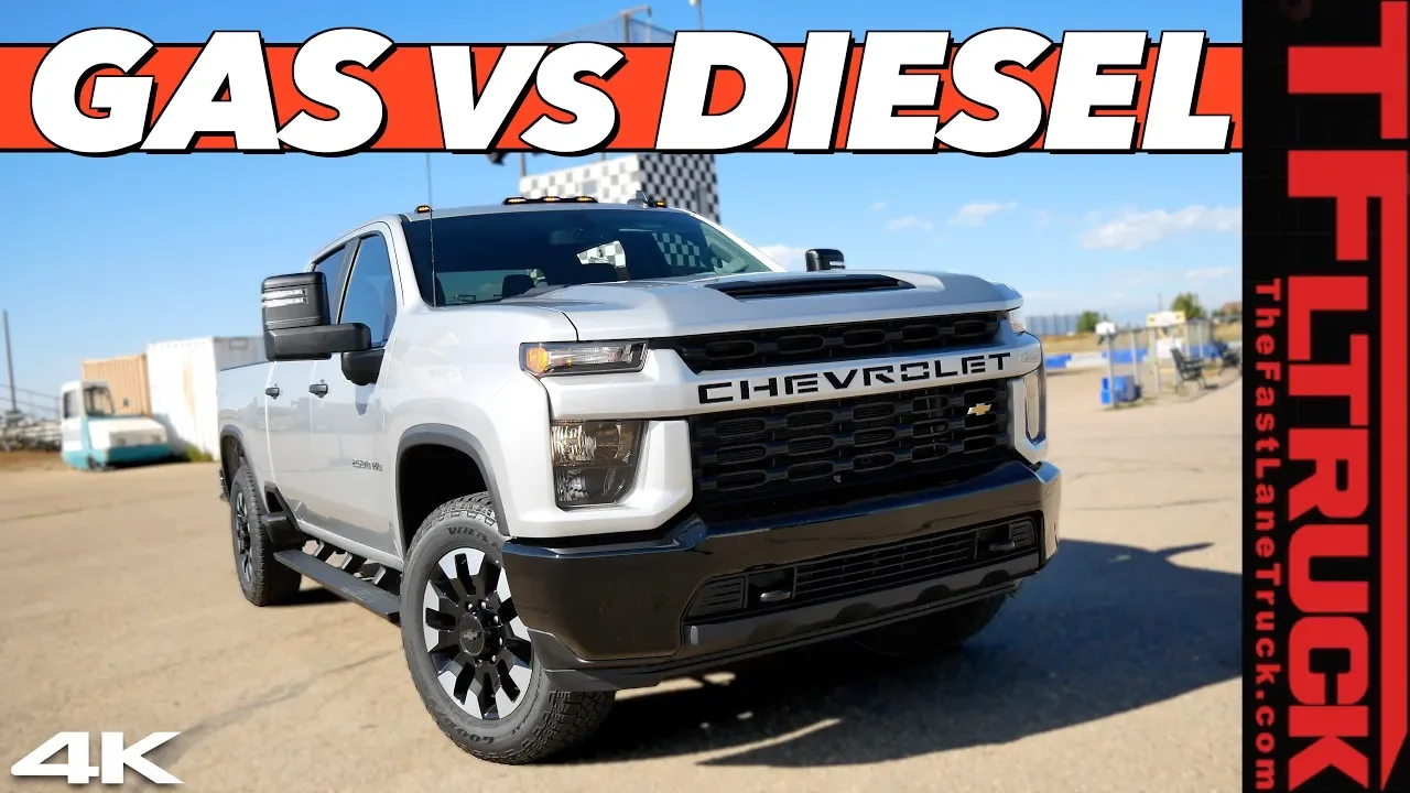 What's Better and Quicker - The New 2020 Chevy Silverado Gas or Diesel Heavy Duty Truck?