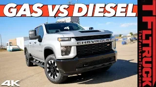 What's Better and Quicker - The New 2020 Chevy Silverado Gas or Diesel Heavy Duty Truck?