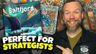 Saltfjord Board Game Review | Dice-Driven Fishing Euro in 3 Tight Rounds