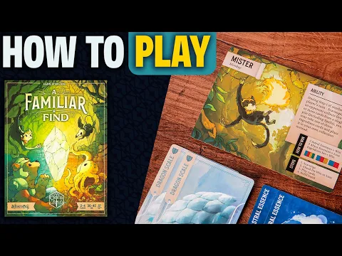 A Familiar Find | How to Play | Learn to Play in 9 Minutes! | A Set Collection Card Game