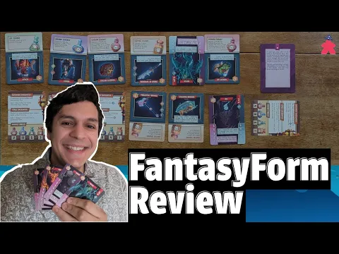FantasyForm Solo Board Game | Review & How to Play