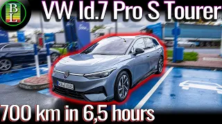 Going long distance with ABRP in the VW Id.7 Tourer Pro S 91kWh
