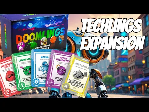 Learn & Play: Doomlings Techlings Expansion | Doomlings Card Game