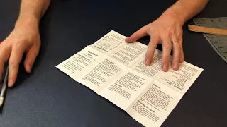 How to fold Dungeon Hero Zines