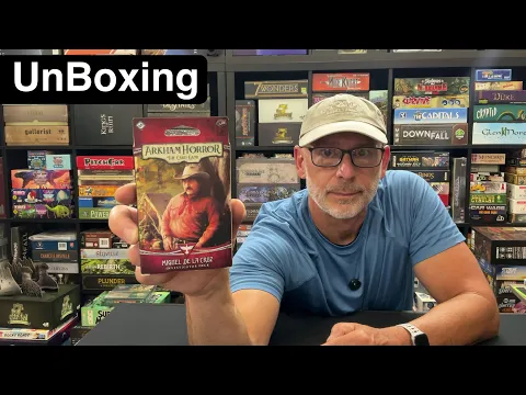 TDG: Arkham Horror: The Card Game - Miguel de la Cruz Investigator Deck Unboxing with Ray