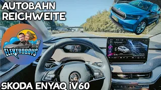 Skoda Enyaq iV60  58 kWh | Reale Autobahn Reichweite | Elektroauto für Familien