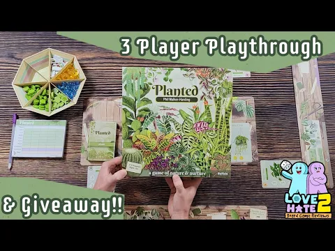 3 Player Playthrough & Giveaway - Planted by Phil Walker-Harding & Buffalo Games & Puzzles