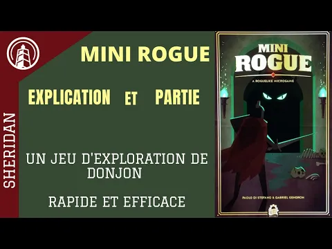 MINI ROGUE explication des règles et partie. Un jeu efficace !