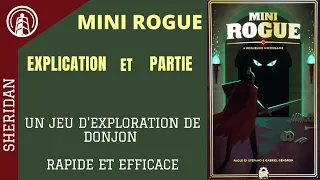 MINI ROGUE explication des règles et partie. Un jeu efficace !
