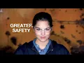 Rush+ Small Safety Glasses - Grey and Coral Arms video
