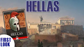 Hellas First Look | Solo & 2-Player Ancient Greece Boardgame | History of the Ancient Seas I