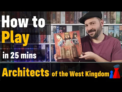 How to play Architects of the West Kingdom boardgame - Full teach + Visuals - Peaky Boardgamer