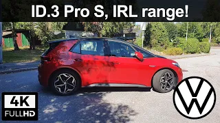 VW ID.3 Pro S - Real range and consumption