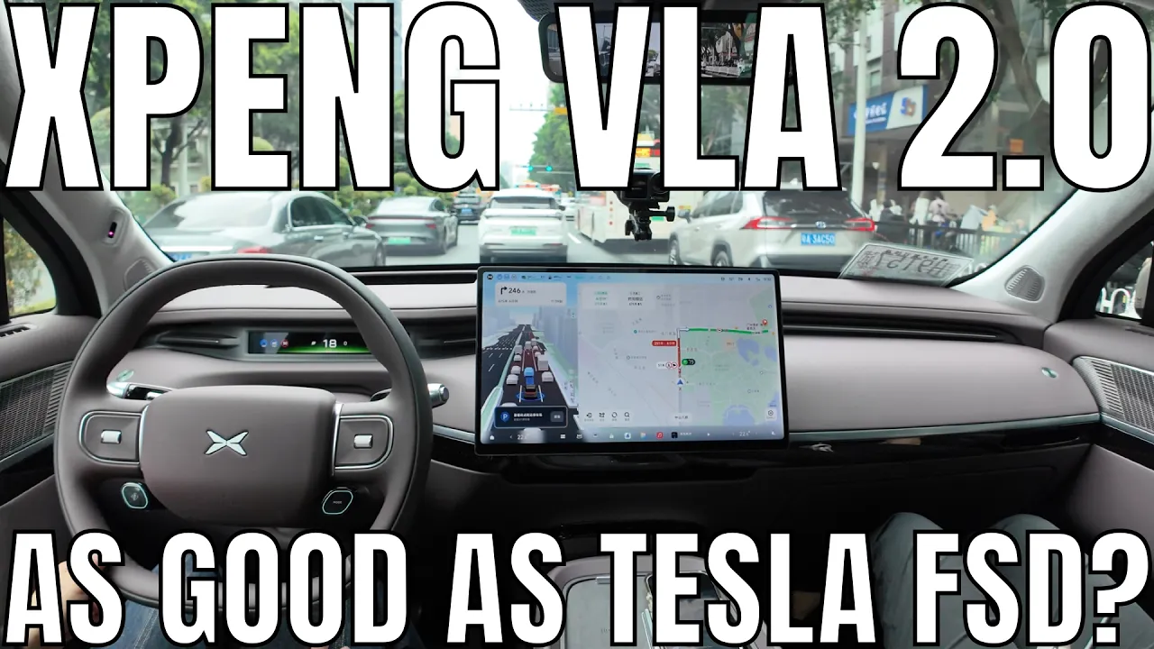 Xpeng VLA 2.0 Test Drive: City Streets of Guangzhou, China | Xpeng GX