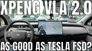 Xpeng VLA 2.0 Test Drive: City Streets of Guangzhou, China | Xpeng GX