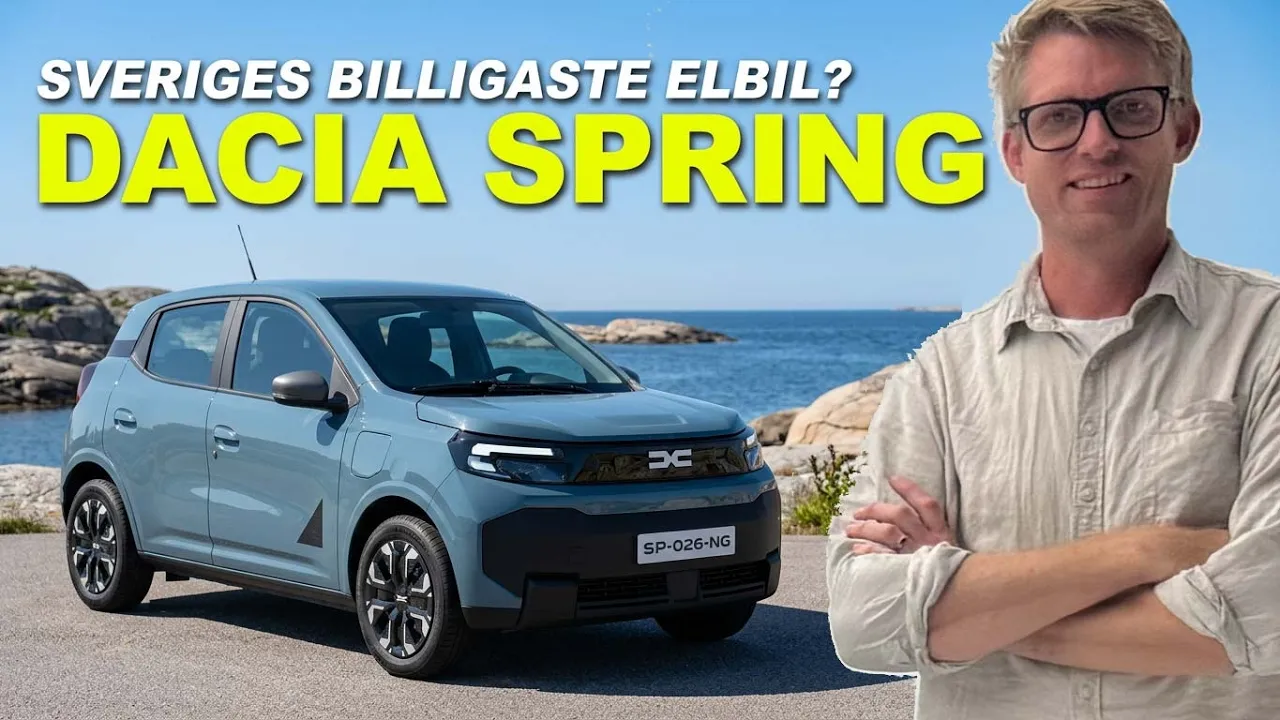 Dacia Spring – Europas billigaste elbil kommer till Sverige