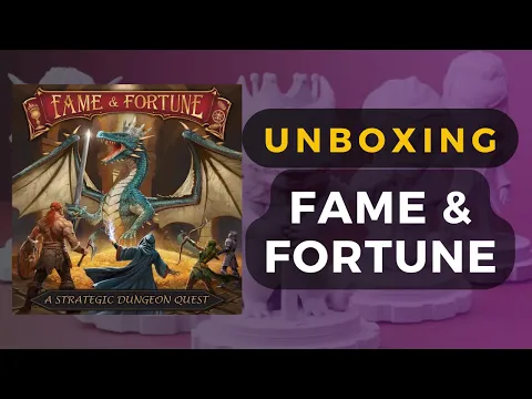 Fame and Fortune - Kickstarter Preview - Unboxing | DaniCha
