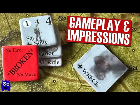Old School Tactical Gameplay & Impressions - Volume 5 | World War 2 Tactical Combat Board Game