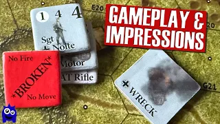 Old School Tactical Gameplay & Impressions - Volume 5 | World War 2 Tactical Combat Board Game
