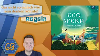 Ecosfera - Wie spielt sich der Deck-Builder mit wunderschönem Artwork - Regeln in Deutsch - 4K